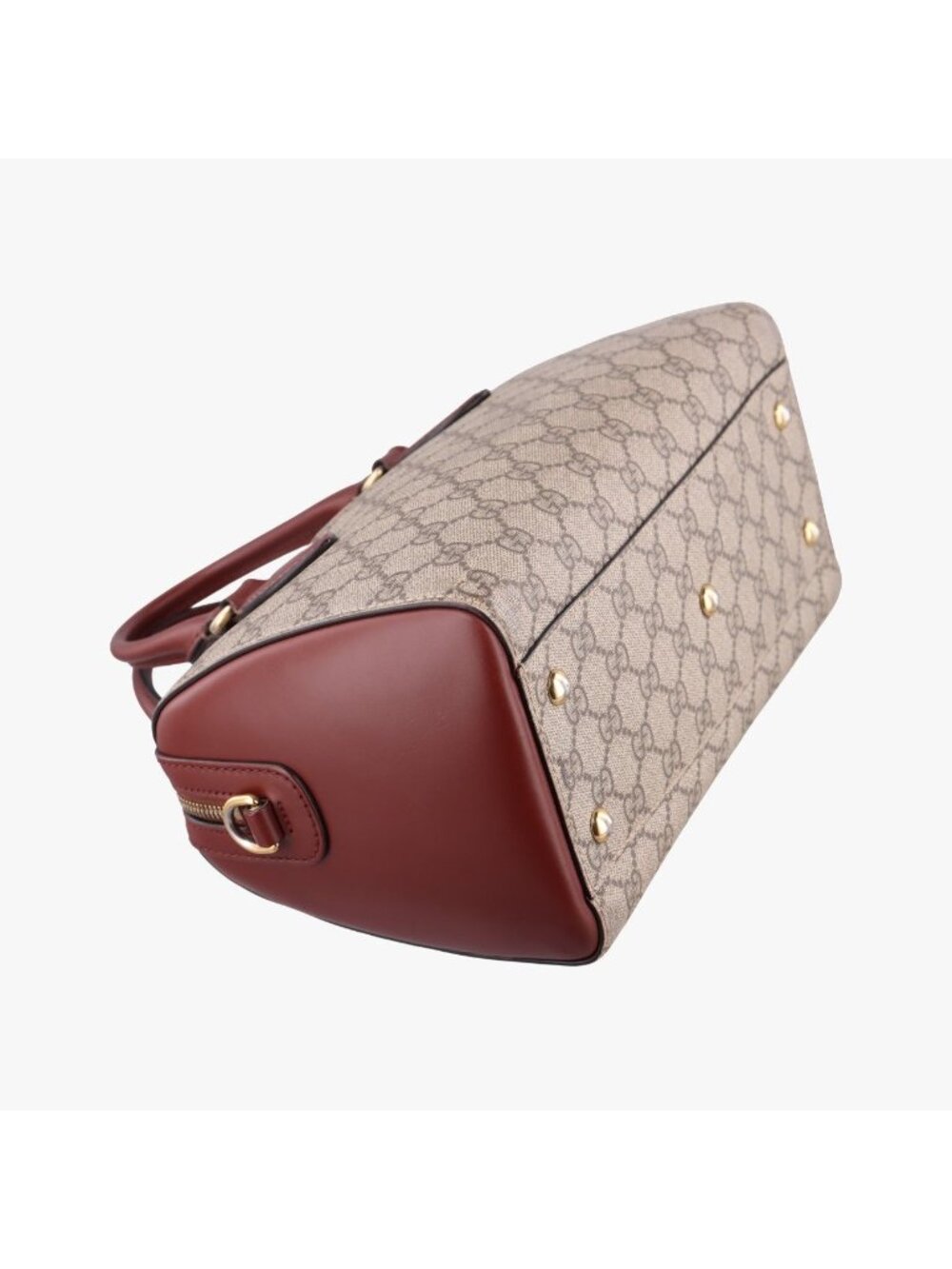 Gucci GG Supreme Beige Brown Leather - Picture 7 of 16